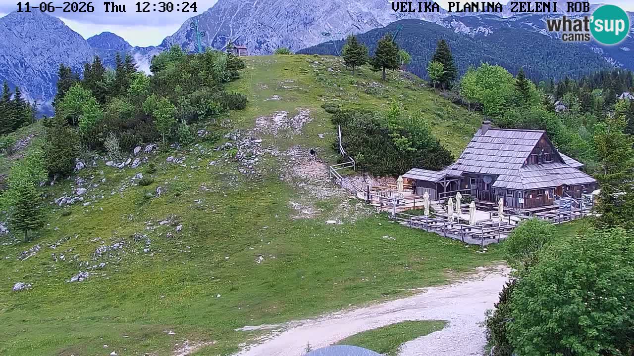 Zeleni Rob – Webcam live | Velika Planina
