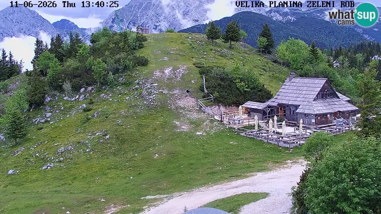 Zeleni Rob | Web kamera Velika Planina