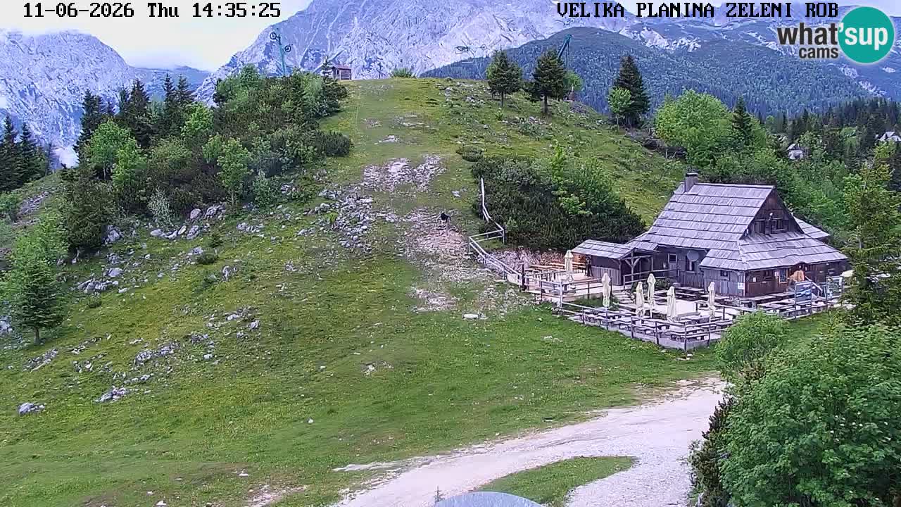 Zeleni Rob – Webcam live | Velika Planina