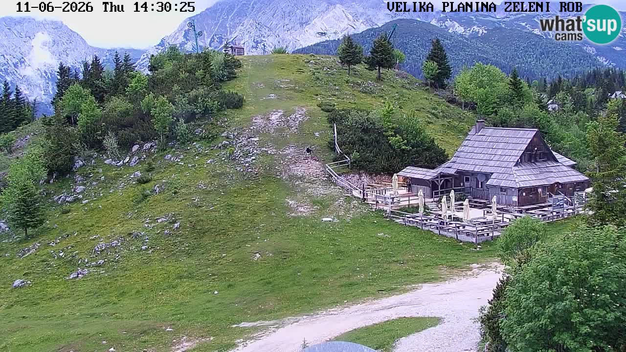 Zeleni Rob | Webcam live Velika Planina