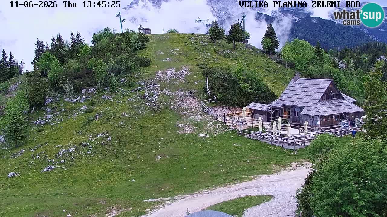 Zeleni Rob – Webcam live | Velika Planina