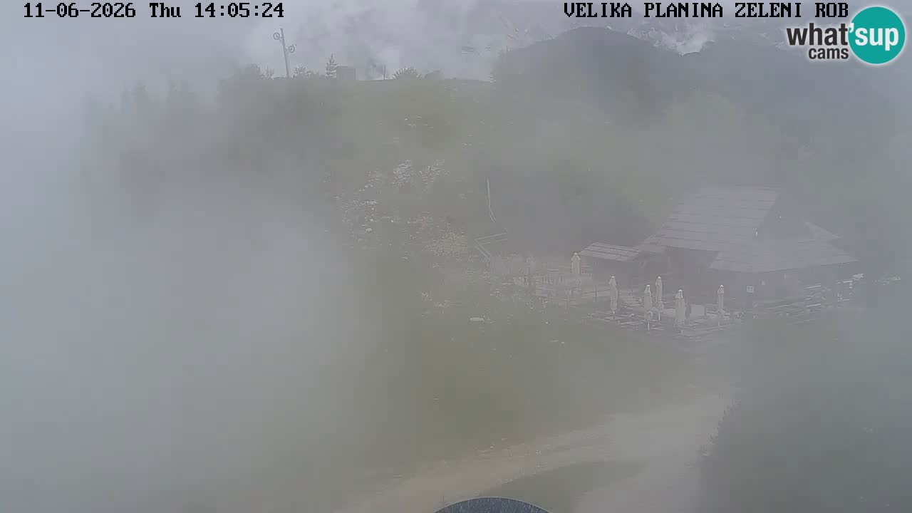 Zeleni Rob | Webcam en vivo Velika Planina
