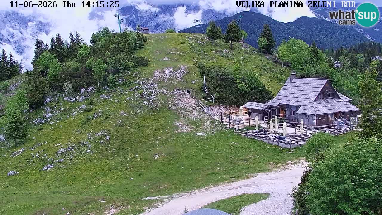 Zeleni Rob – Webcam live | Velika Planina