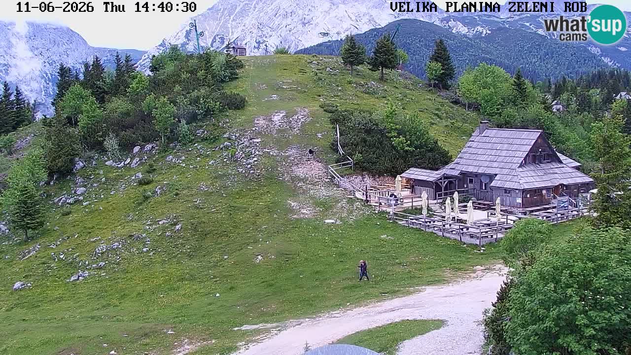 Zeleni Rob – Webcam live | Velika Planina