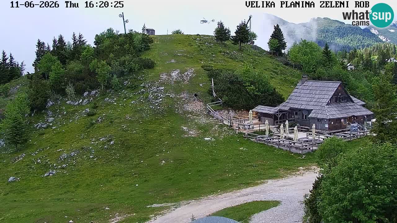 Zeleni Rob | Webcam live Velika Planina