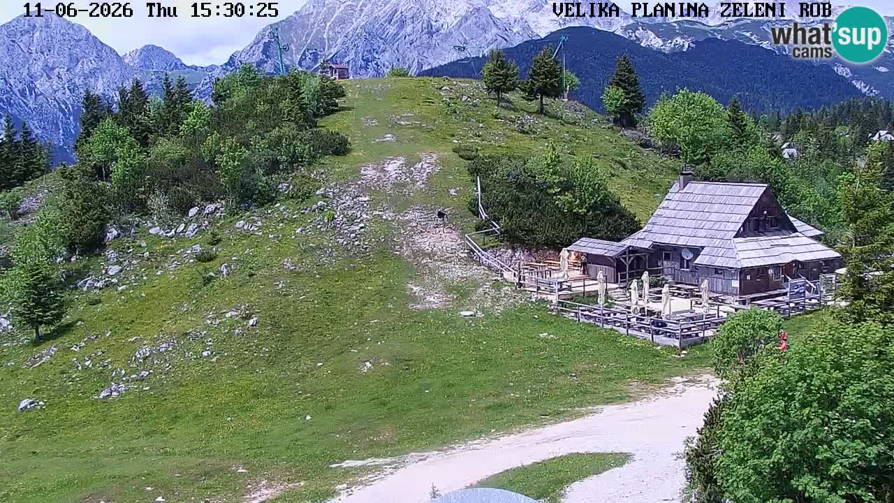 Zeleni Rob | Webcam live Velika Planina