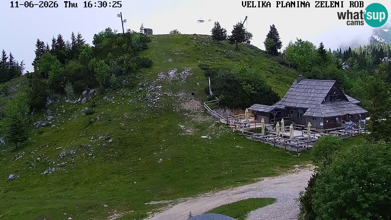 Zeleni Rob – Webcam live | Velika Planina