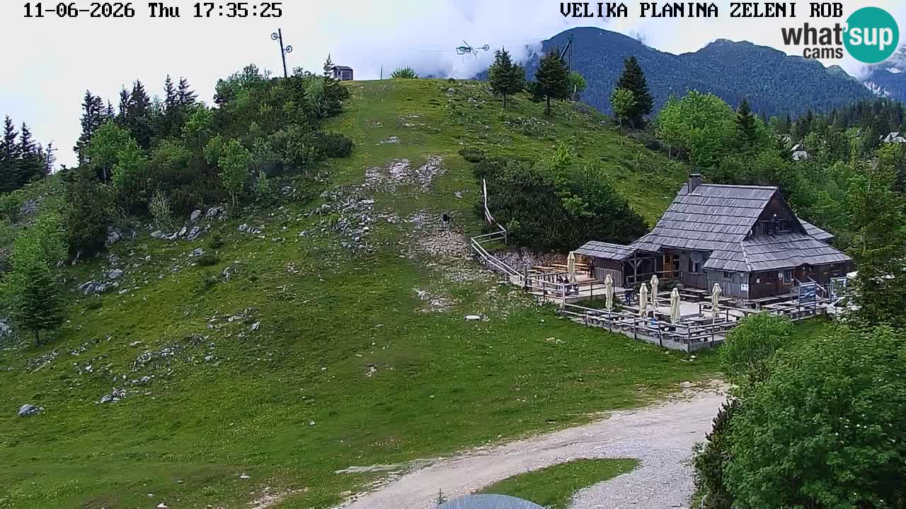 Zeleni Rob | Webcam live Velika Planina