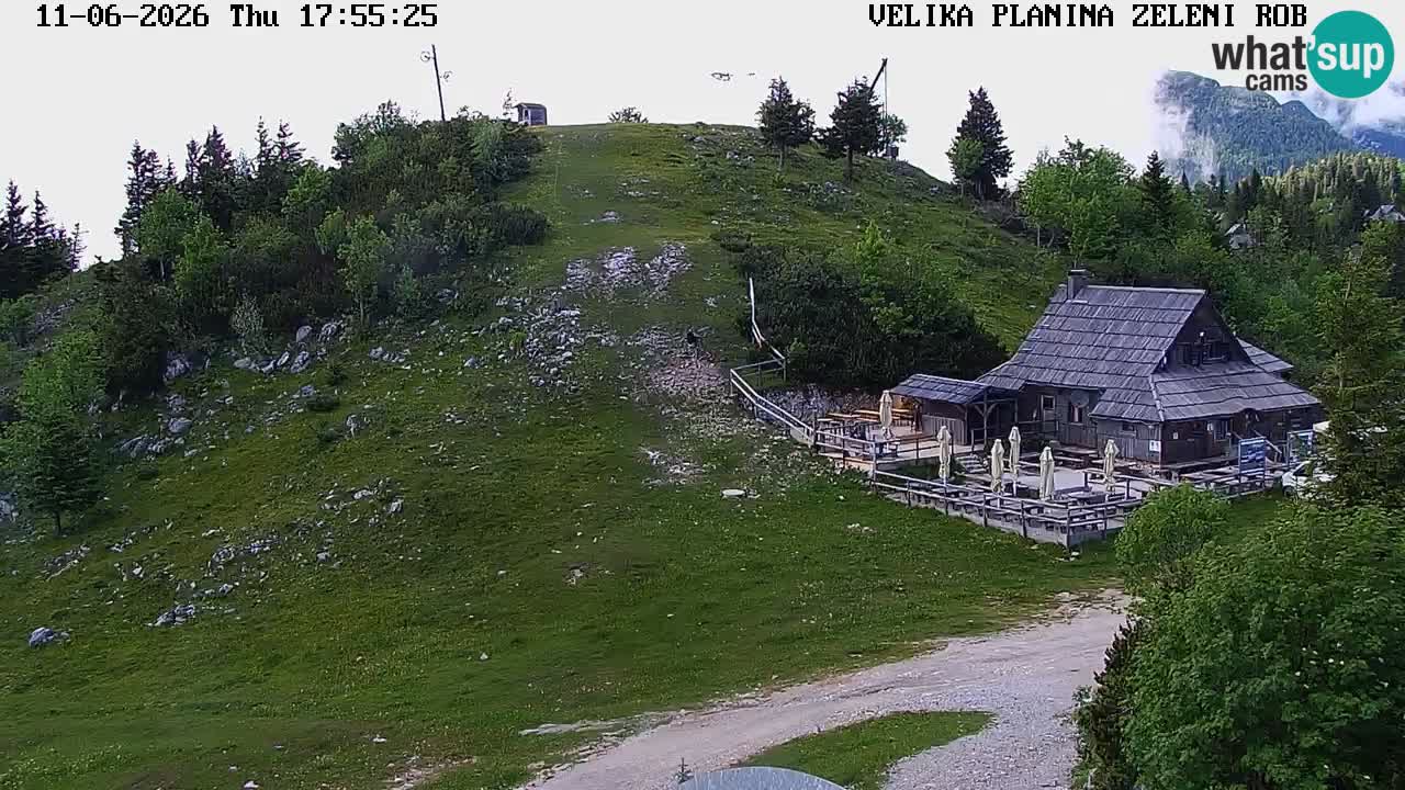 Zeleni Rob – Webcam live | Velika Planina