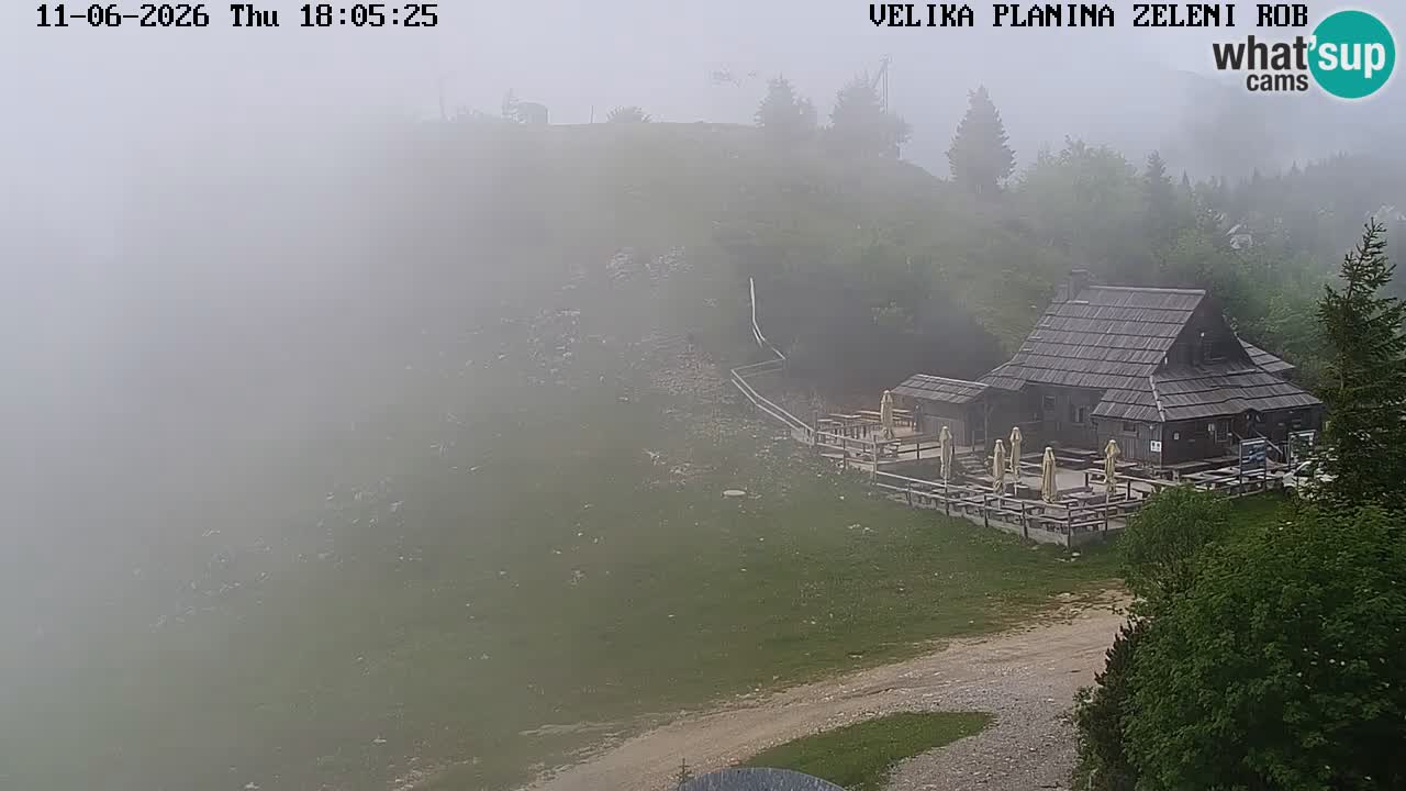 Zeleni Rob – Webcam live | Velika Planina