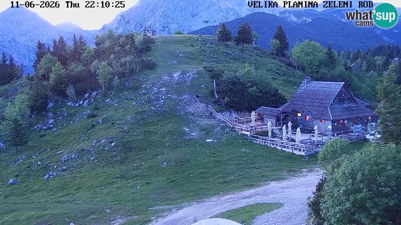 Zeleni Rob | Web kamera Velika Planina