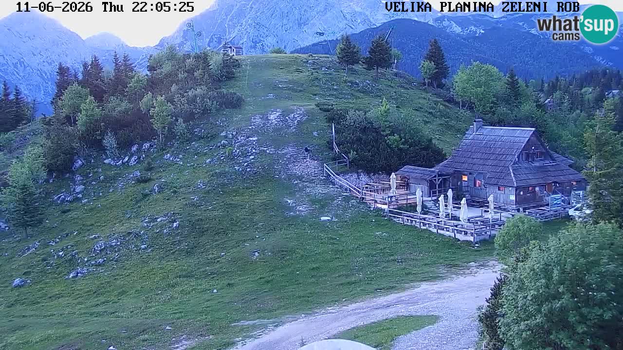 Zeleni Rob – Webcam live | Velika Planina