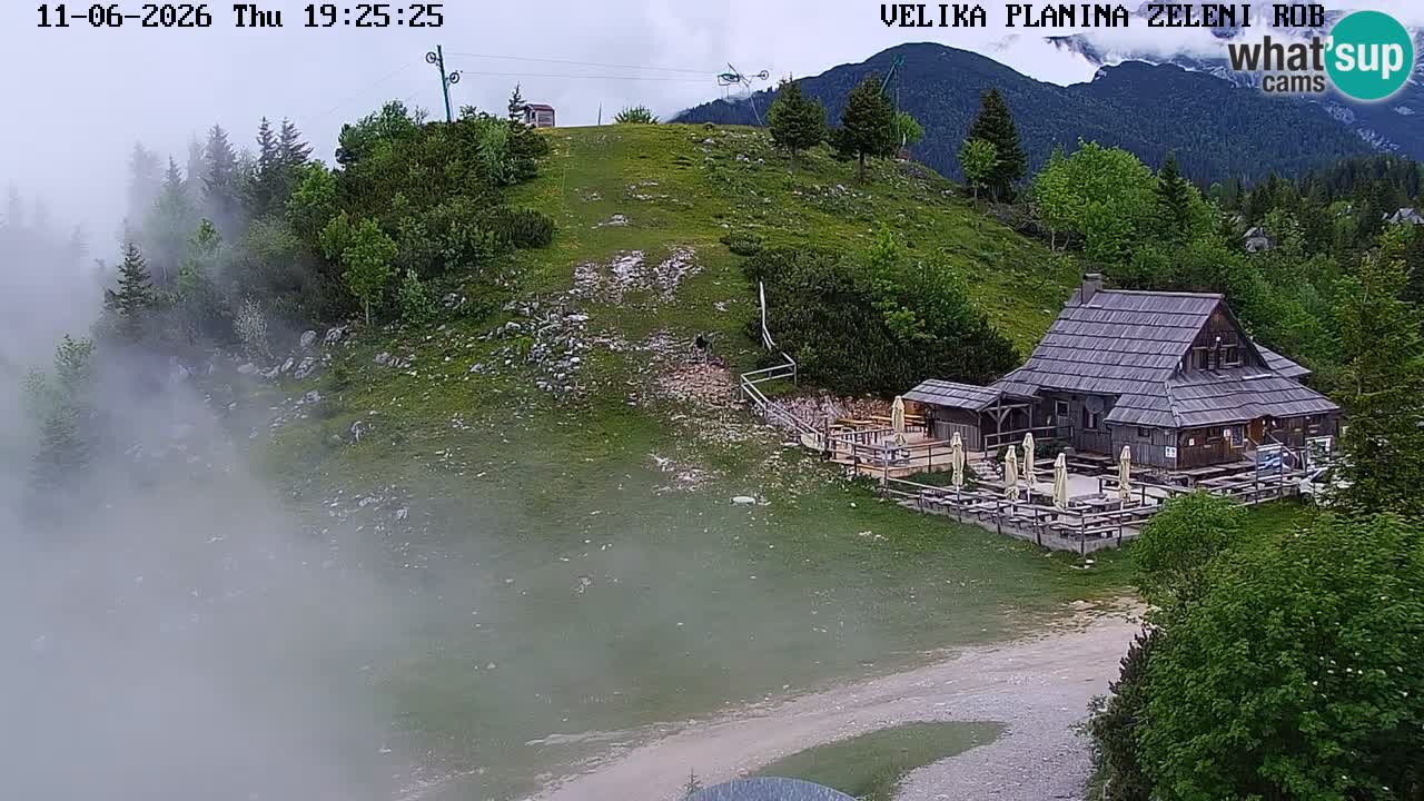Zeleni Rob | Web kamera Velika Planina