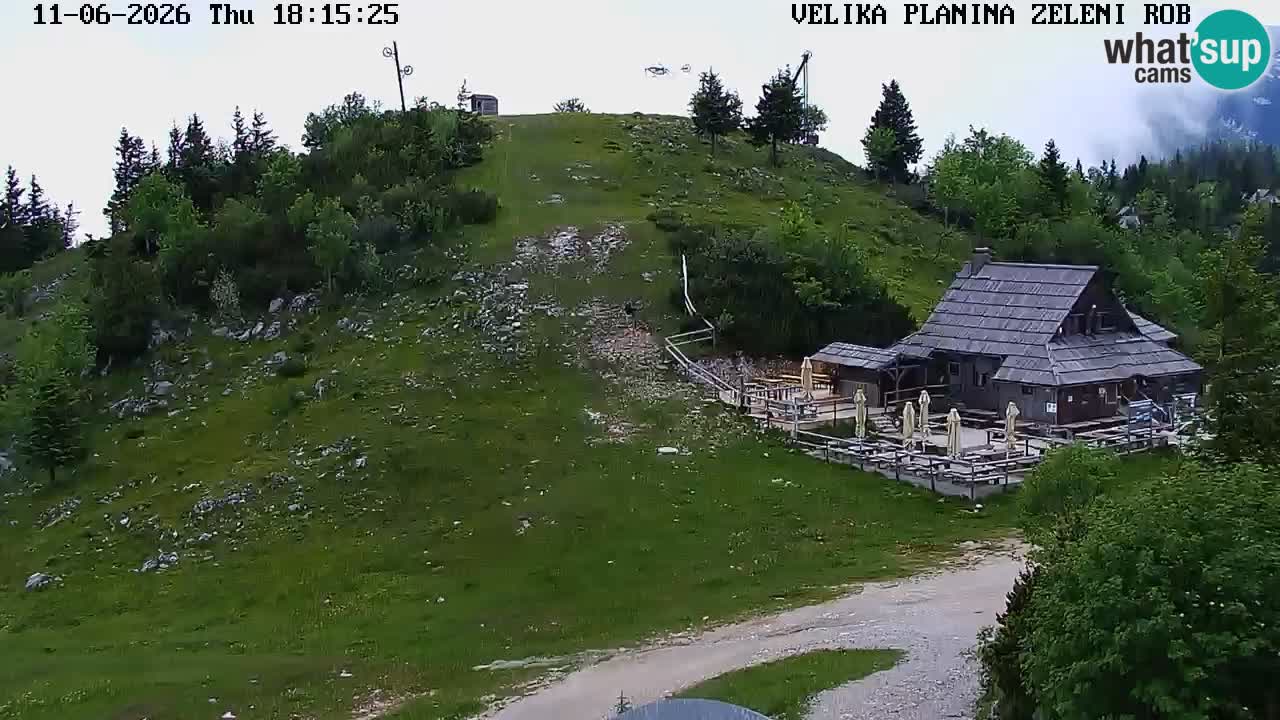 Zeleni Rob – Webcam live | Velika Planina