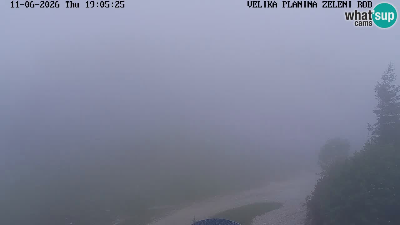Zeleni Rob – Webcam live | Velika Planina