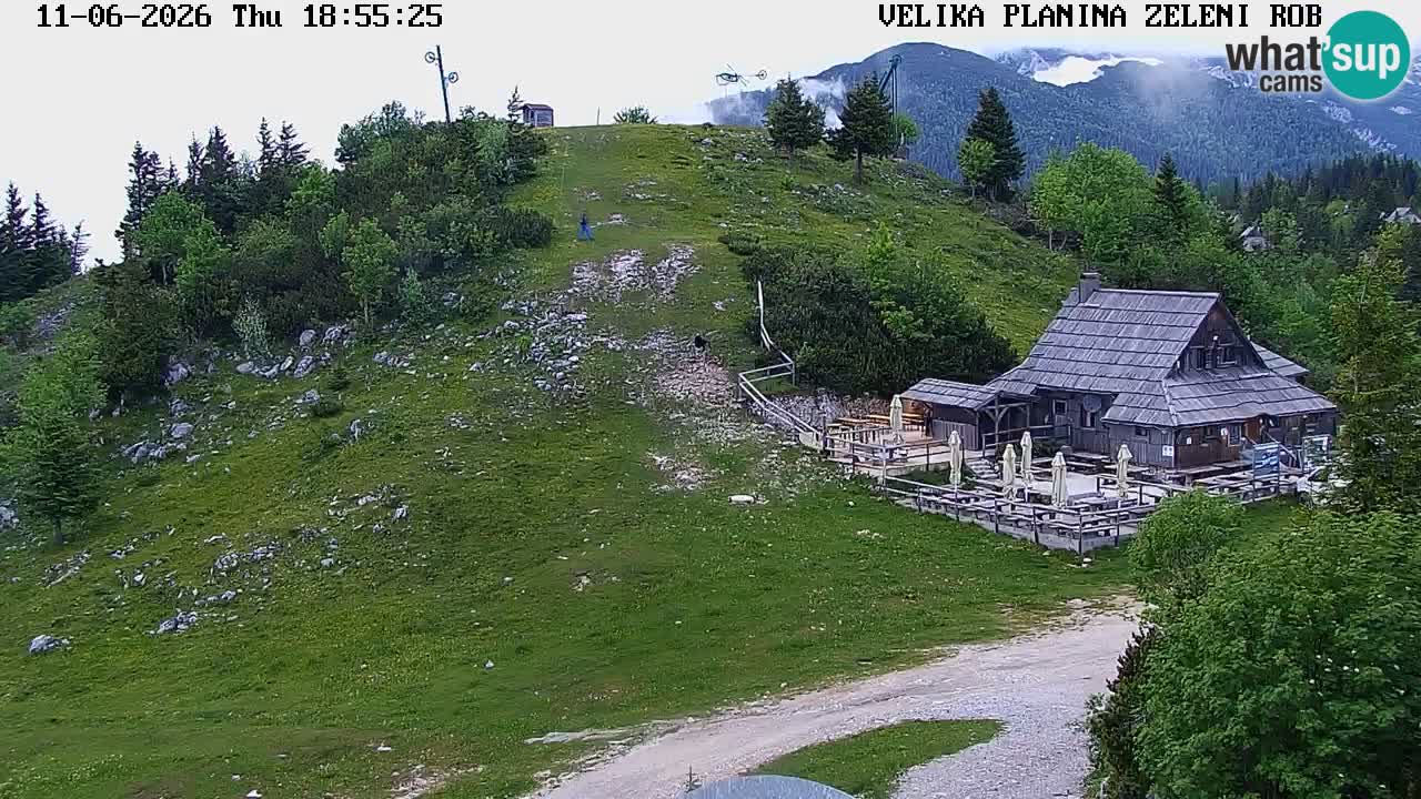 Zeleni Rob – Webcam live | Velika Planina