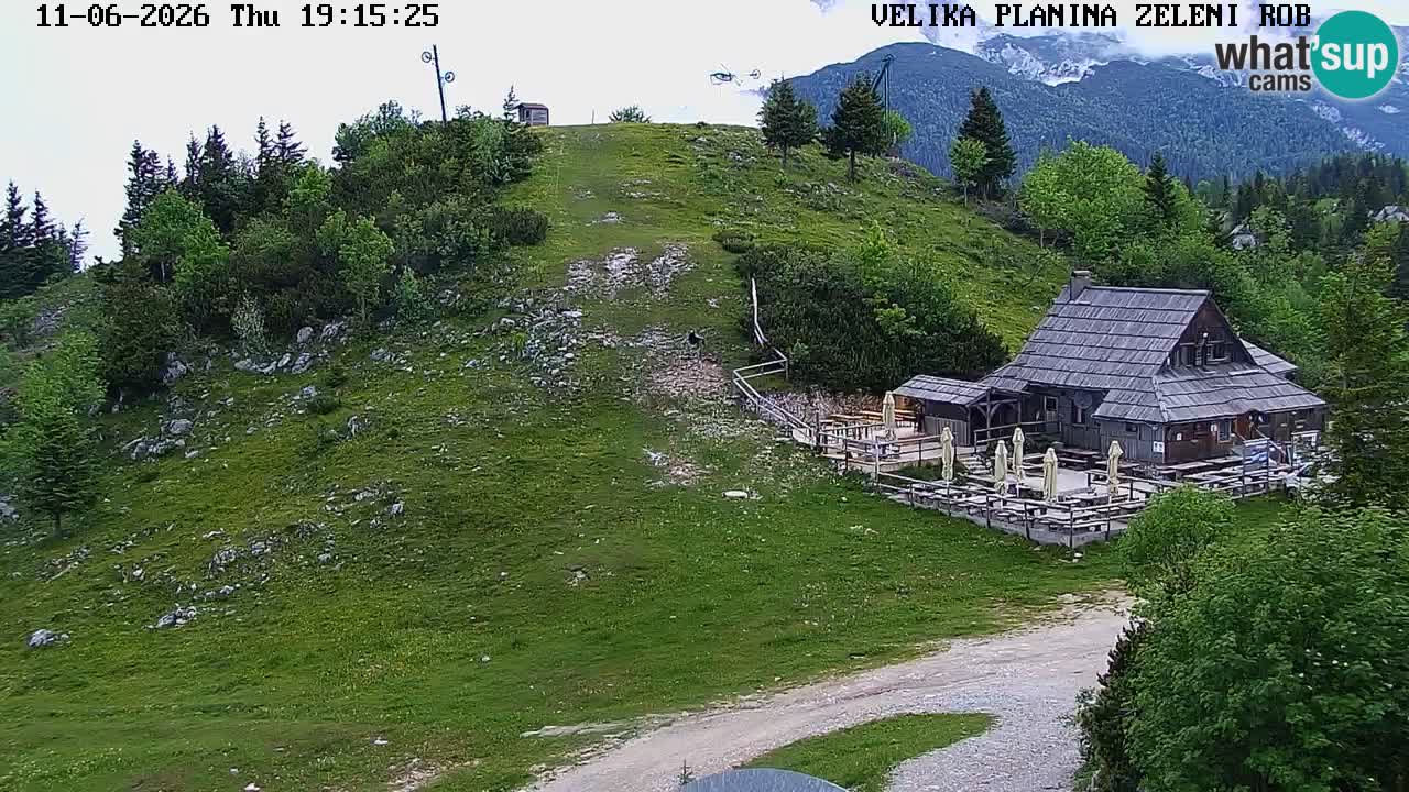 Zeleni Rob – Webcam live | Velika Planina