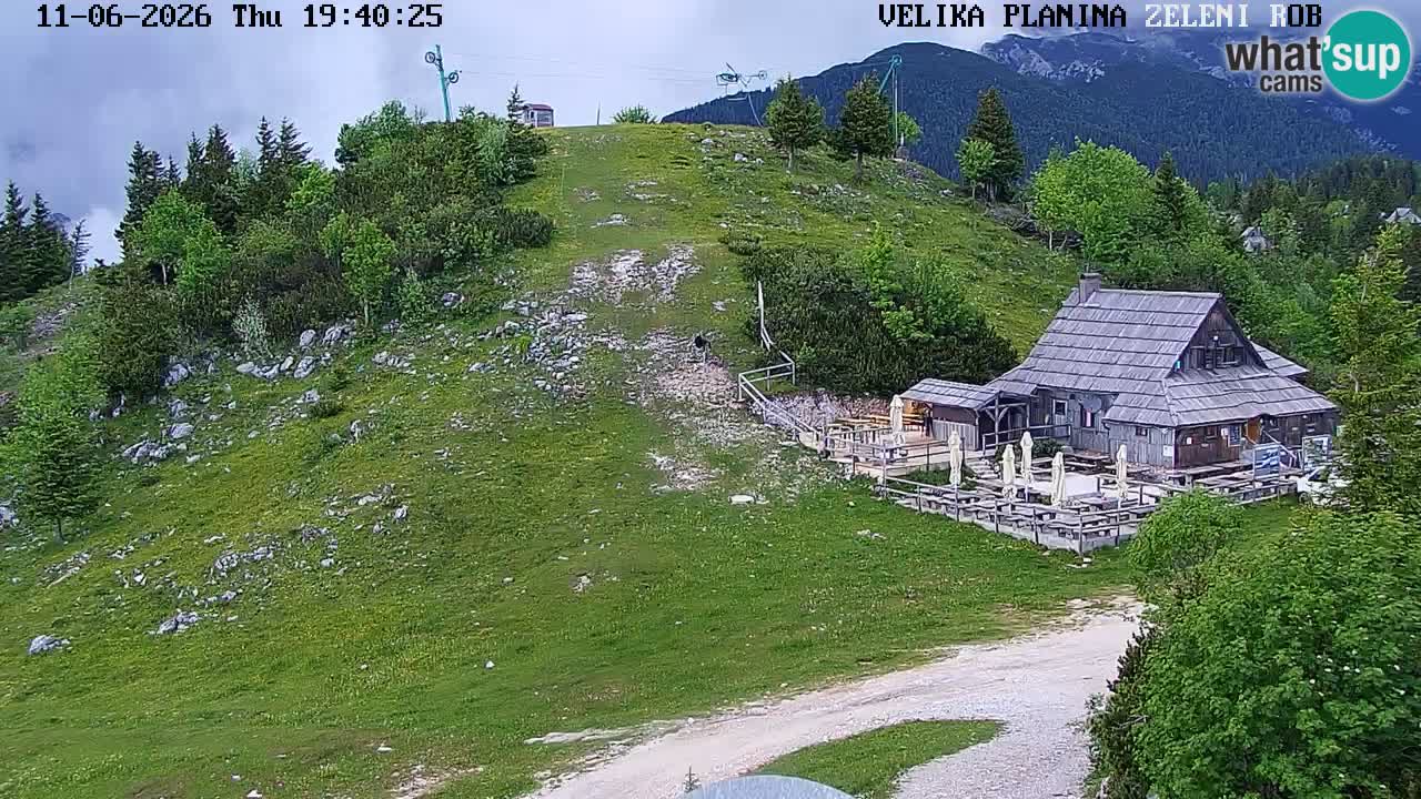 Zeleni Rob – Webcam live | Velika Planina