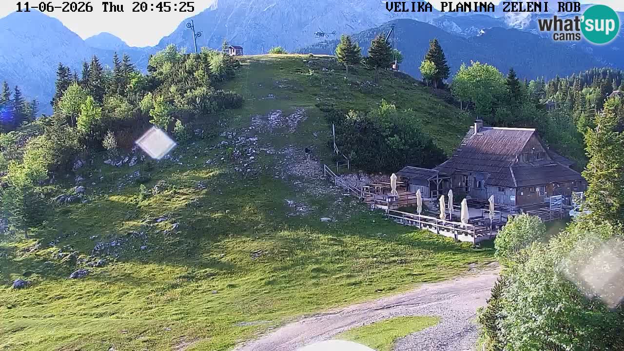 Zeleni Rob | Webcam live Velika Planina