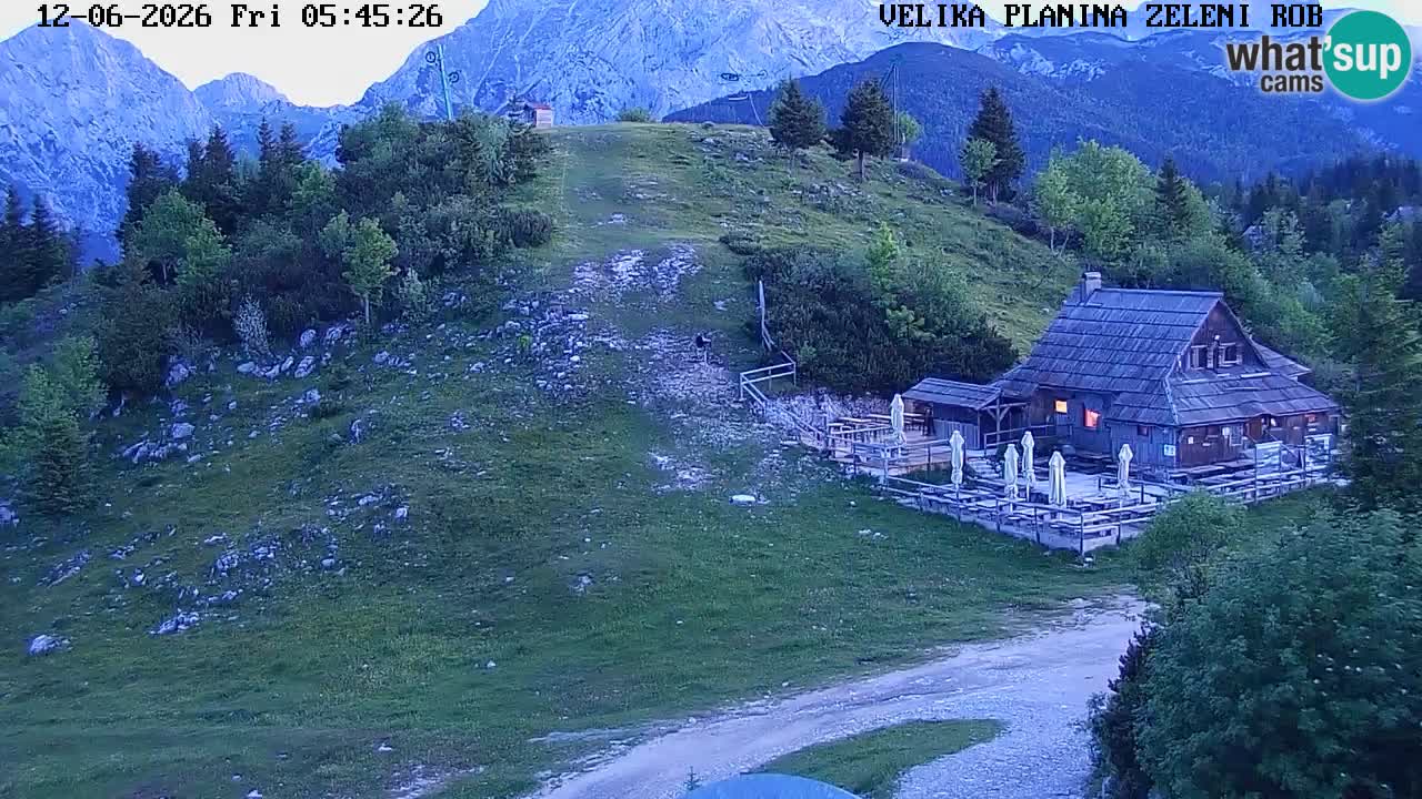 Zeleni Rob – Webcam live | Velika Planina