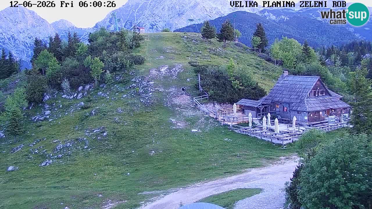 Zeleni Rob – Webcam live | Velika Planina