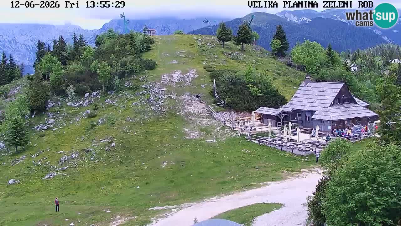 Zeleni Rob – Webcam live | Velika Planina