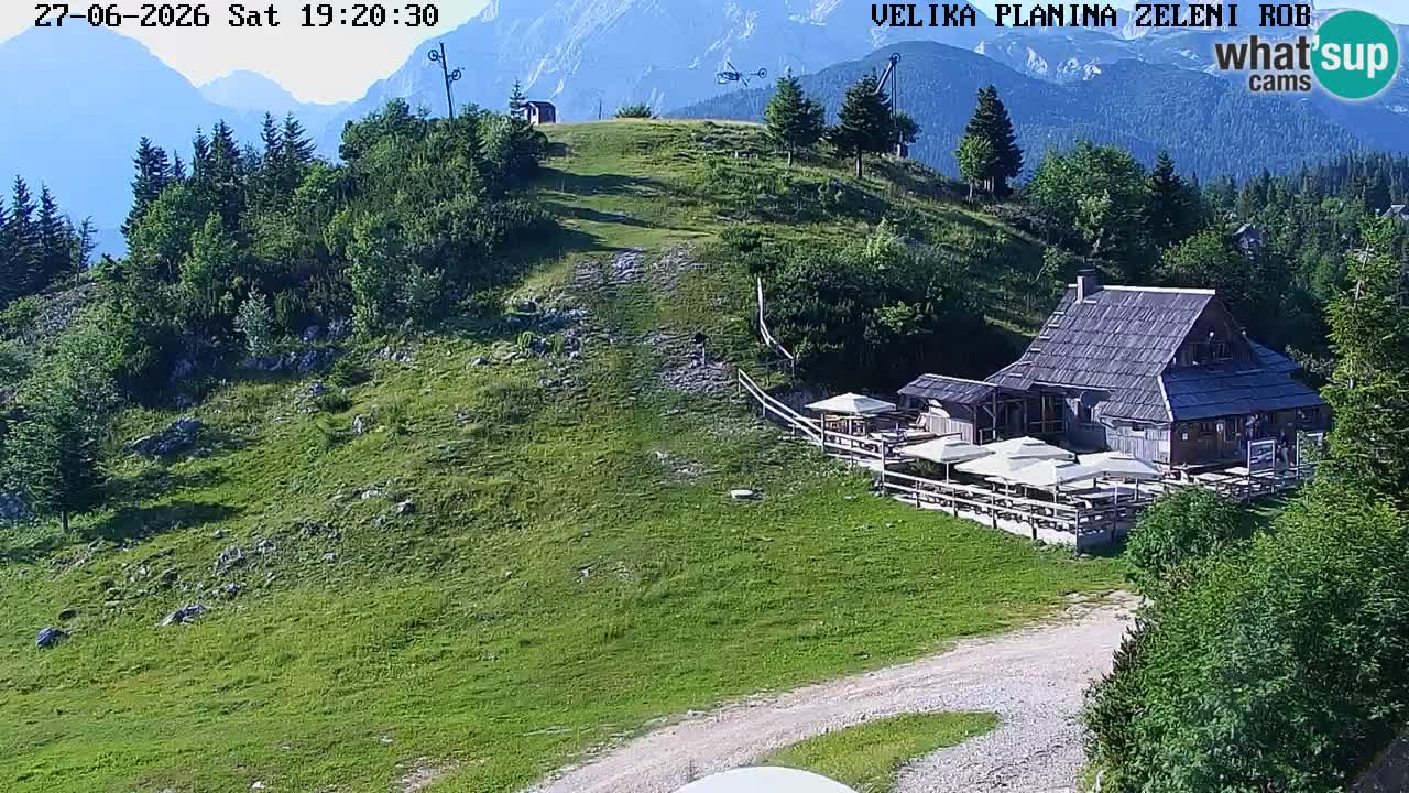 Zeleni Rob – Webcam live | Velika Planina