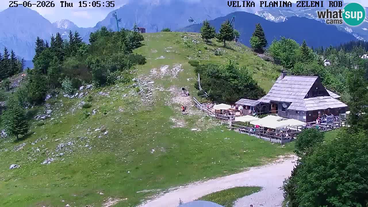 Zeleni Rob | Webcam live Velika Planina