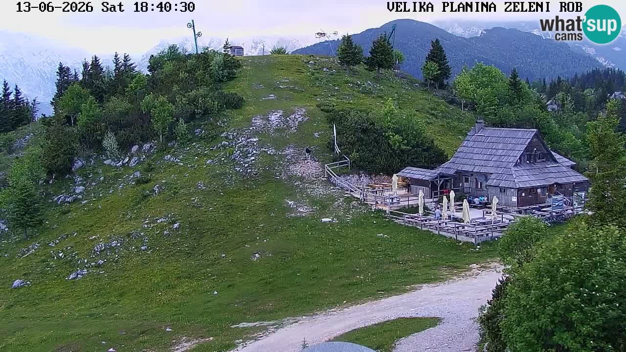 Zeleni Rob – Webcam live | Velika Planina