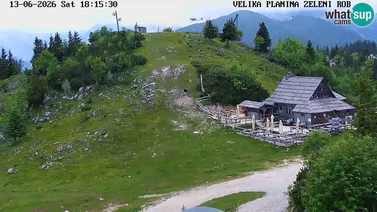 Zeleni Rob – Webcam live | Velika Planina