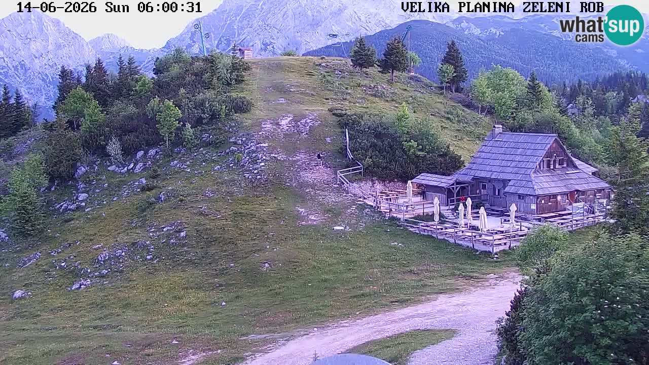 Zeleni Rob | Webcam live Velika Planina