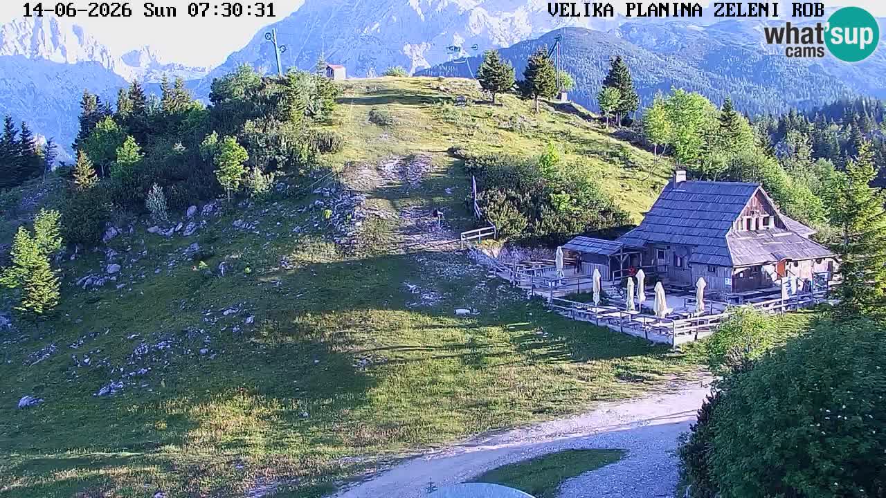 Zeleni Rob | Webcam live Velika Planina