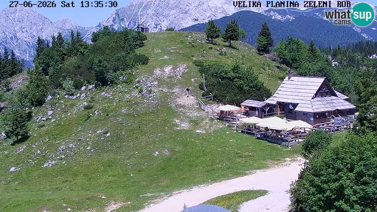 Zeleni Rob – Webcam live | Velika Planina