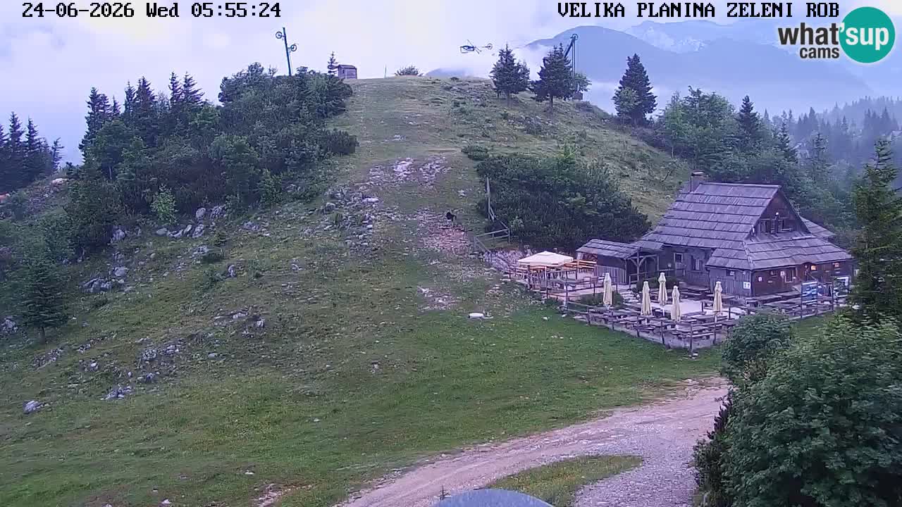Zeleni Rob – Webcam live | Velika Planina