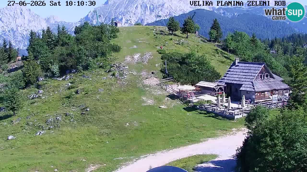 Zeleni Rob – Webcam live | Velika Planina