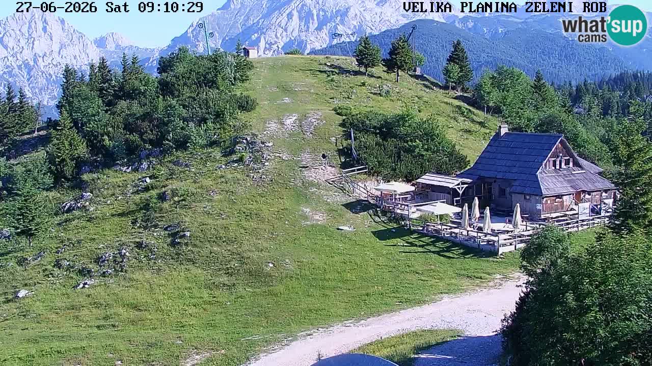 Zeleni Rob – Webcam live | Velika Planina