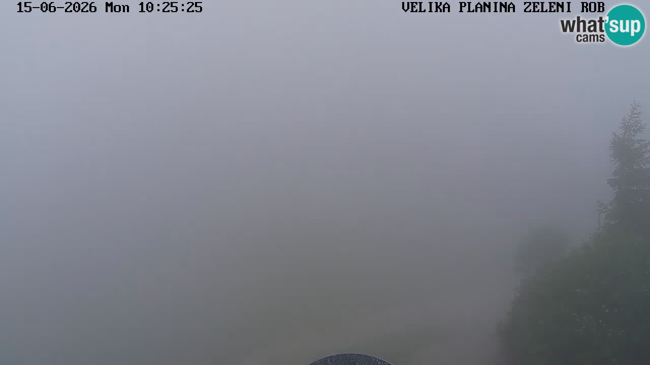 Zeleni Rob | Web kamera Velika Planina