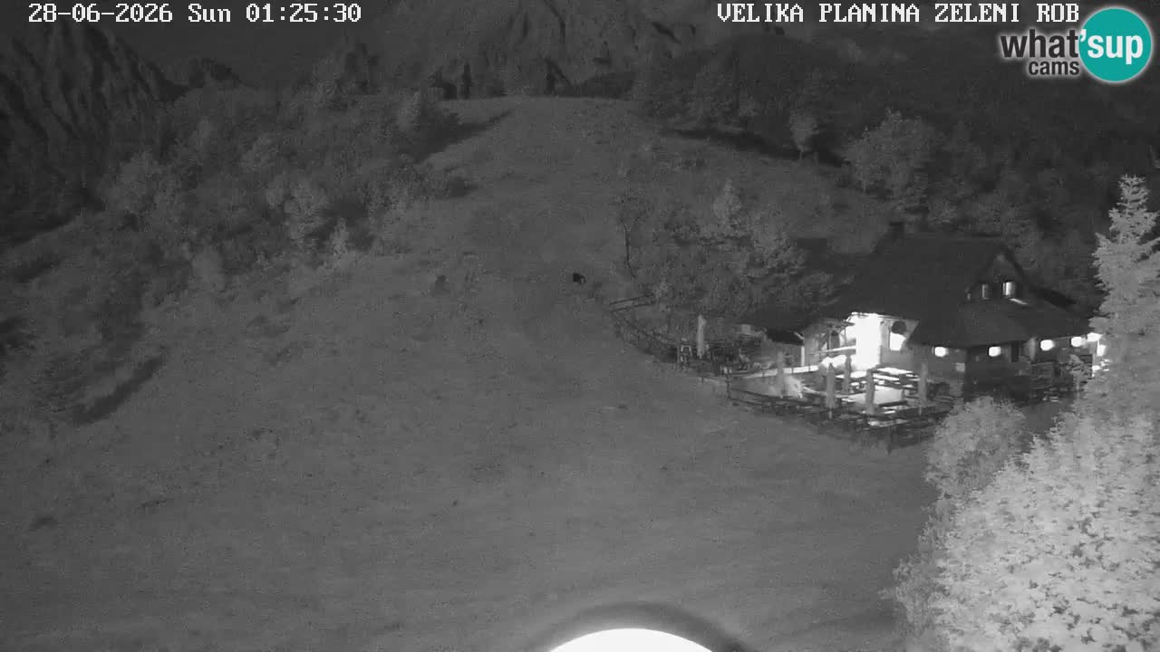 Zeleni Rob | Web kamera Velika Planina