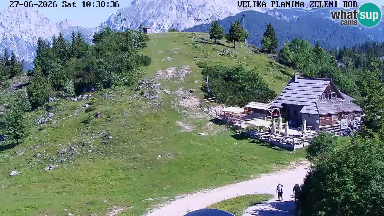 Zeleni Rob – Webcam live | Velika Planina