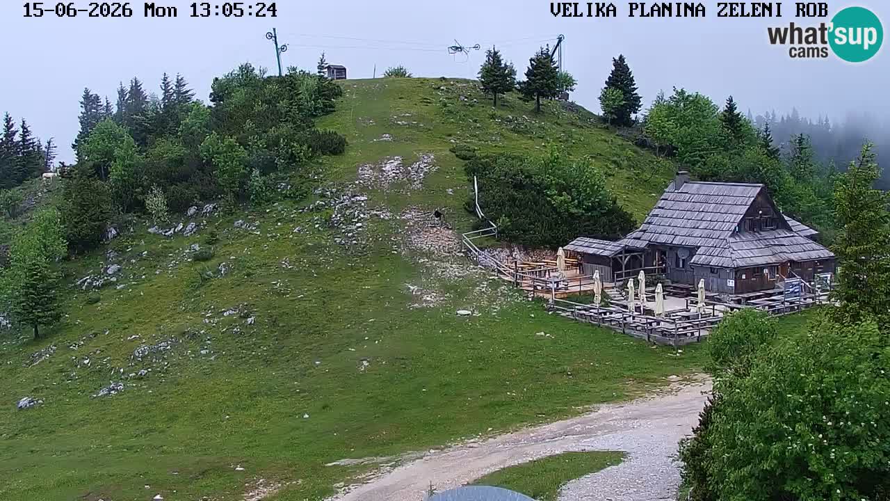 Zeleni Rob | Web kamera Velika Planina