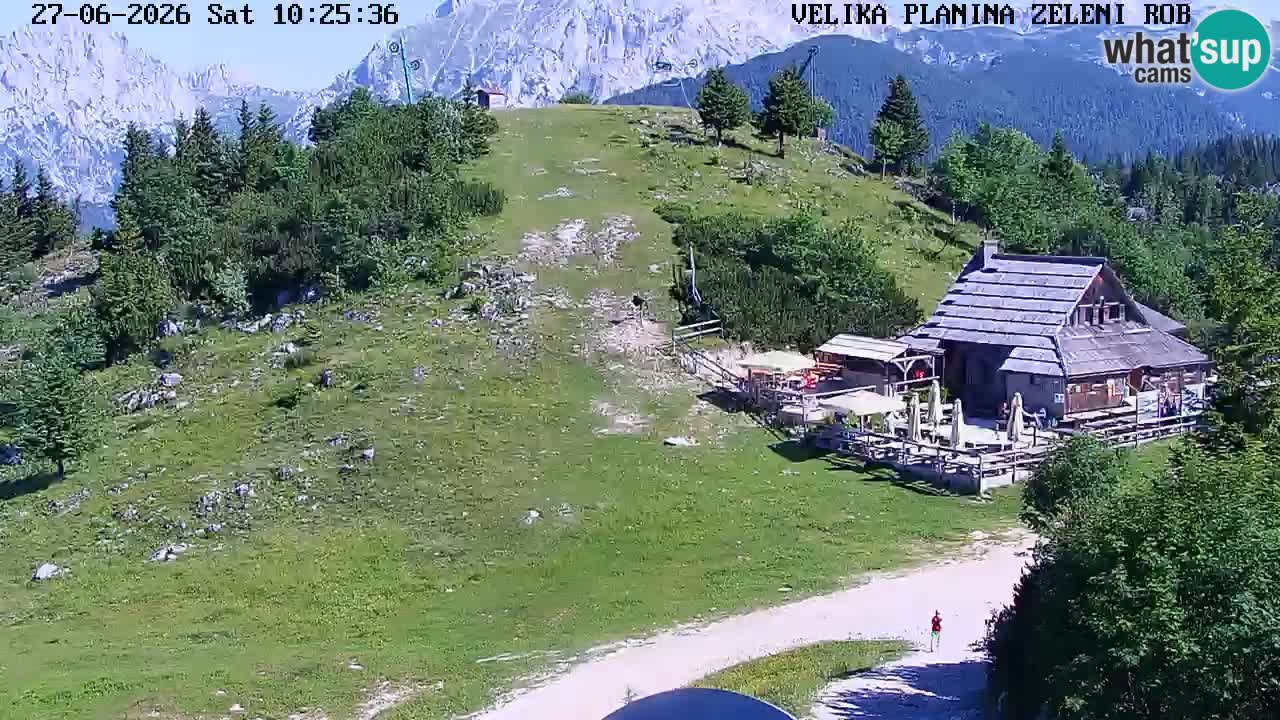 Zeleni Rob | Web kamera Velika Planina