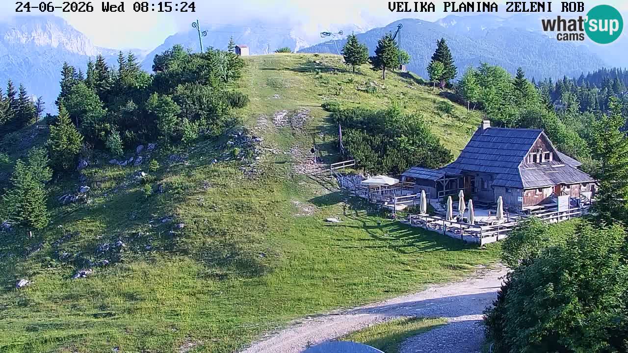 Zeleni Rob | Webcam live Velika Planina