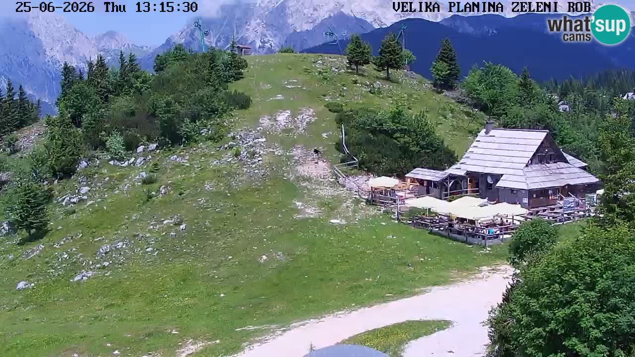 Zeleni Rob – Webcam live | Velika Planina