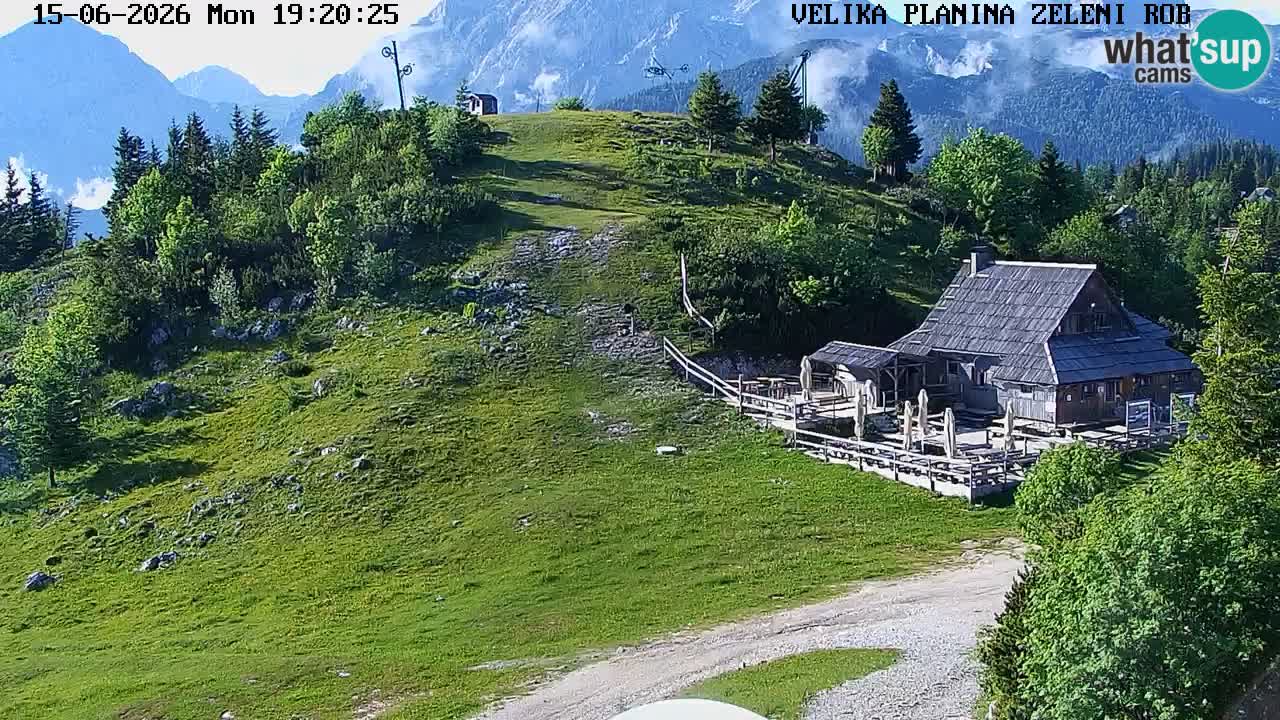 Zeleni Rob – Webcam live | Velika Planina