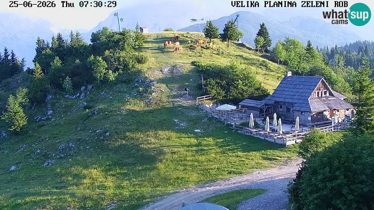 Zeleni Rob | Web kamera Velika Planina