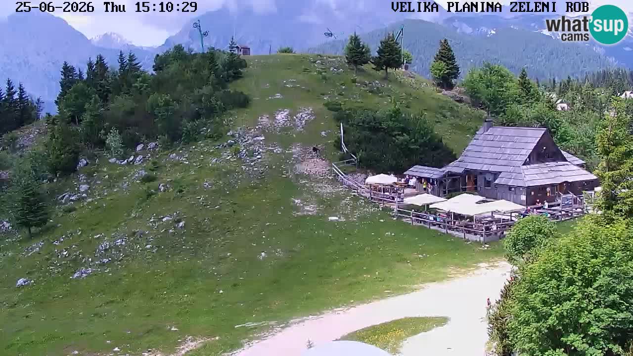 Zeleni Rob | Webcam live Velika Planina