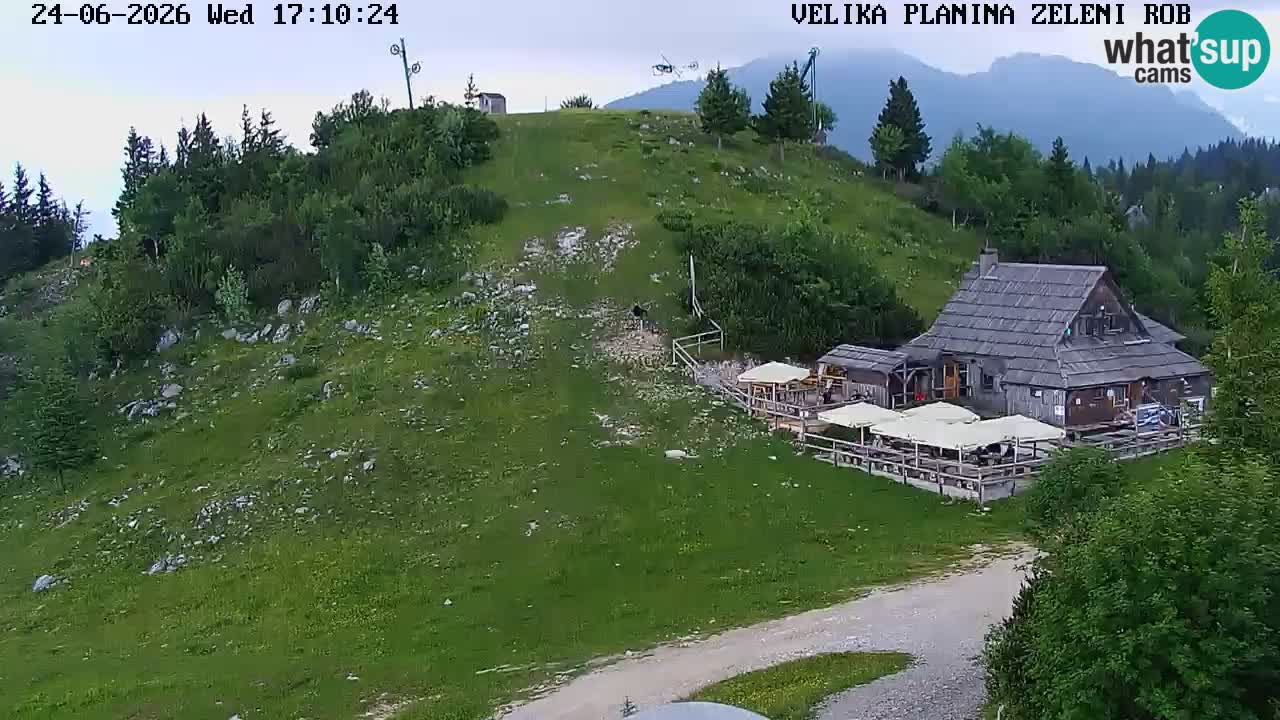Zeleni Rob | Web kamera Velika Planina