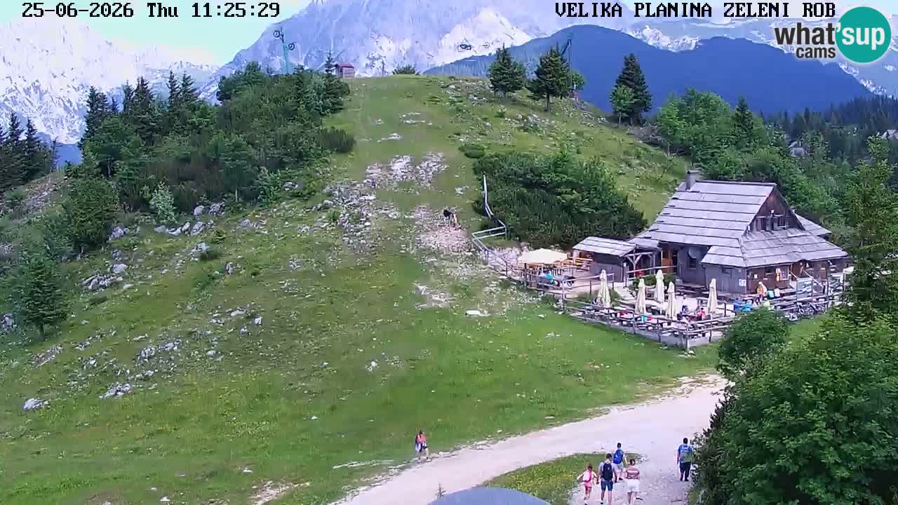 Zeleni Rob – Webcam live | Velika Planina
