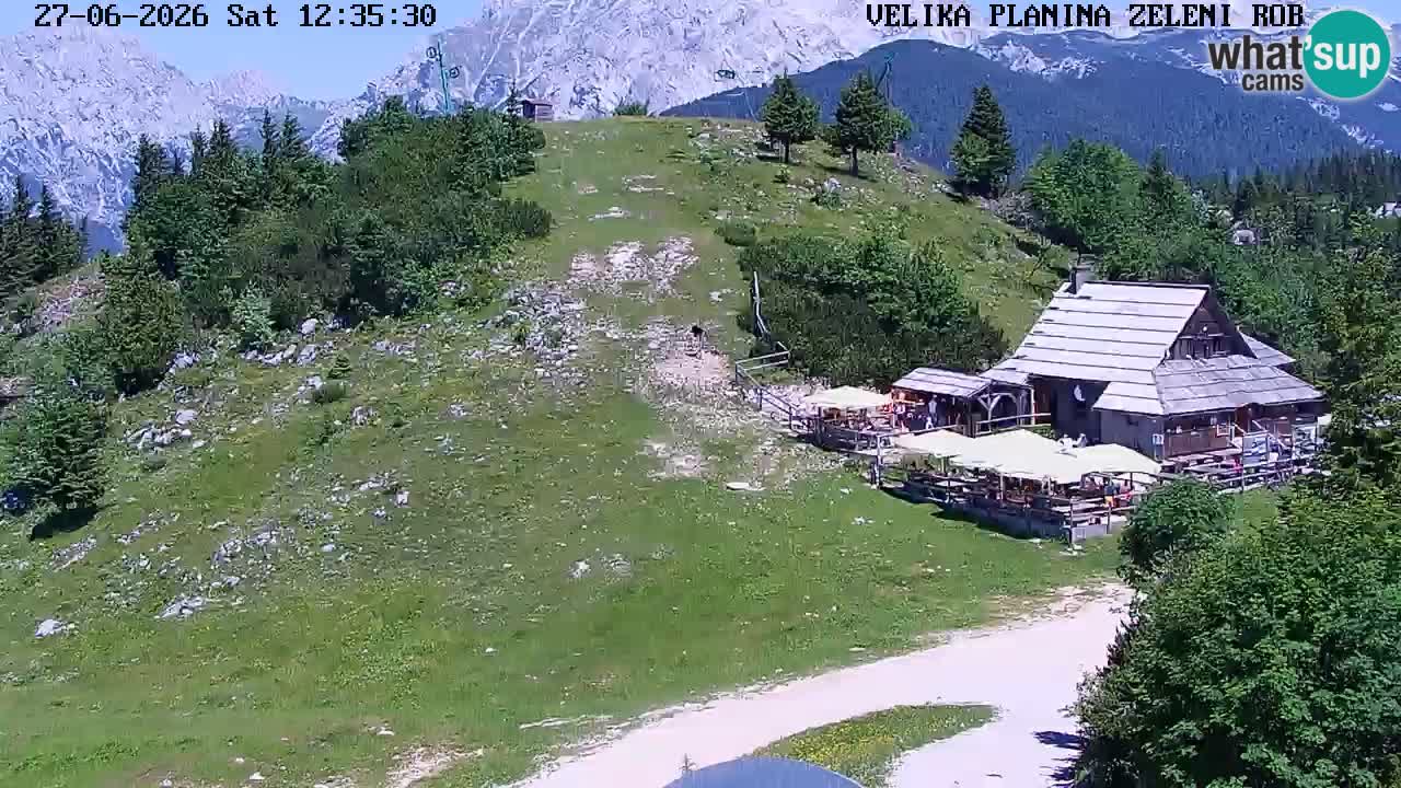 Zeleni Rob – Webcam live | Velika Planina