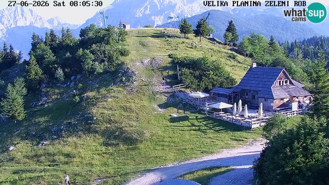 Zeleni Rob – Webcam live | Velika Planina
